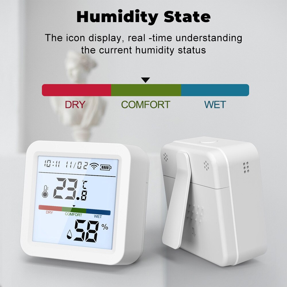 Tuya เซ็นเซอร์วัดอุณหภูมิความช - Digital Hygrometer Probe บทวิจารณ์และราคา